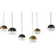 Palin 1 Light Gunmetal Pendant Ceiling Light